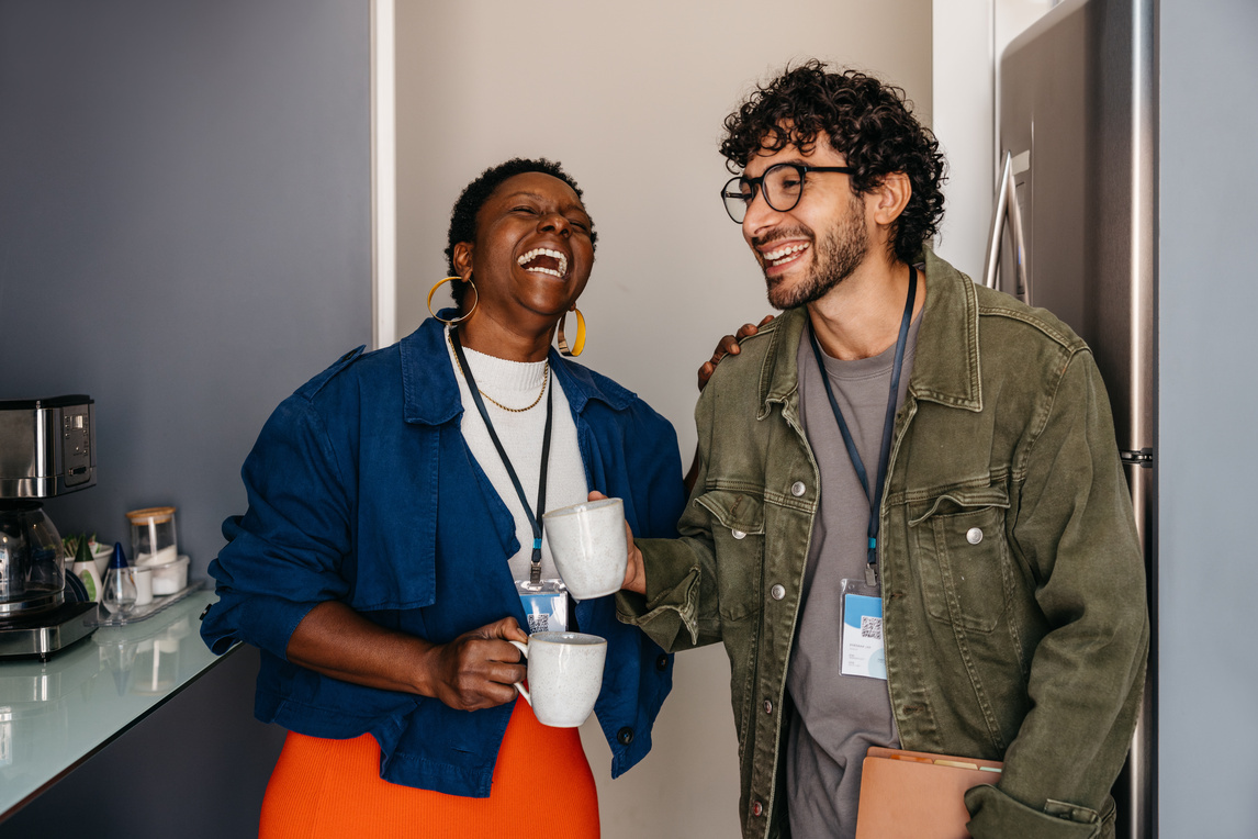 Smiling students